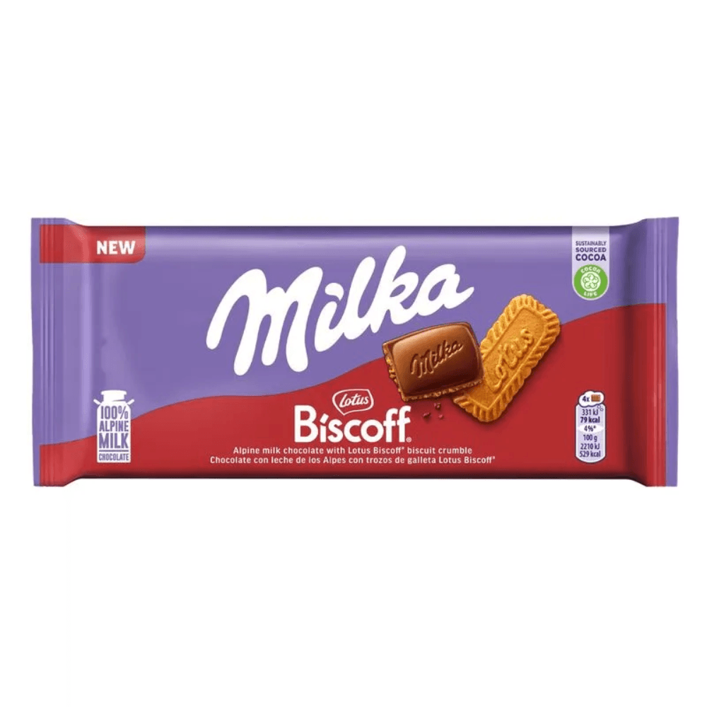 Chocolate Milka Lotus Biscoff 90g